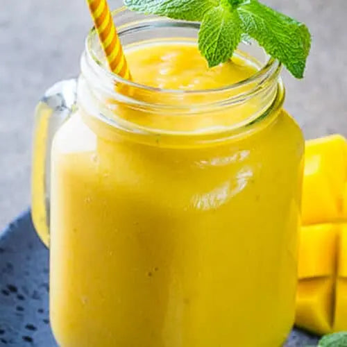 Zest-Up a Fruit Smoothie with Mango Powder. Ak Na Foods