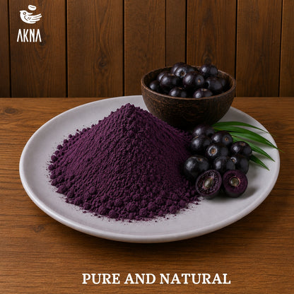 AKNA Premium Brazilian Açaí Powder, Resealable Bag, 227g (8 oz) AKNA Foods