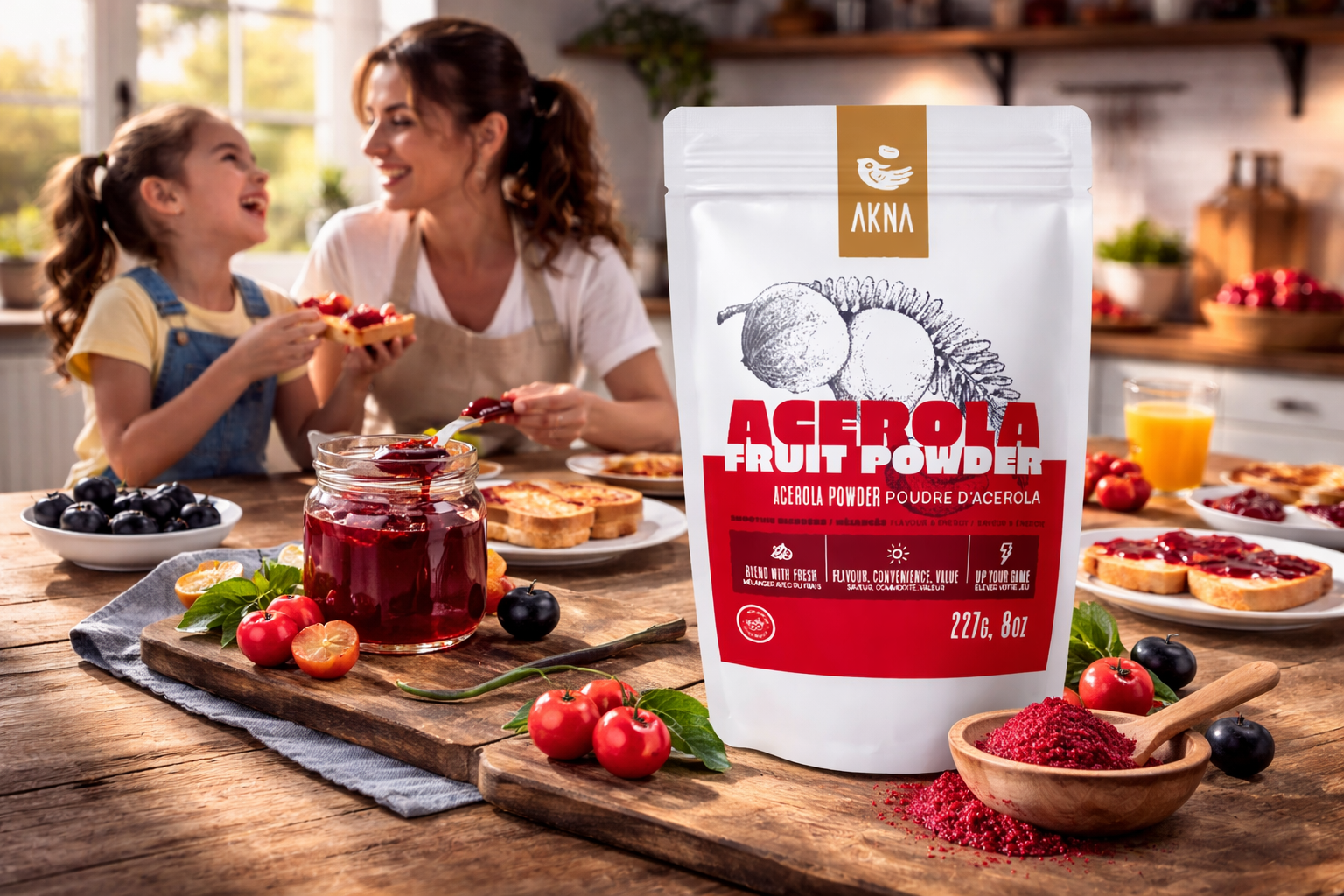 AKNA 🍒Acerola Power 8oz/227g AKNA Foods