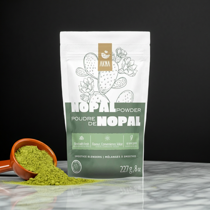 2 Pack Akna Nopal Cactus Leaf Powder, total 454gr