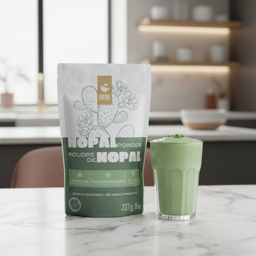 2 Pack Akna Nopal Cactus Leaf Powder, total 454gr