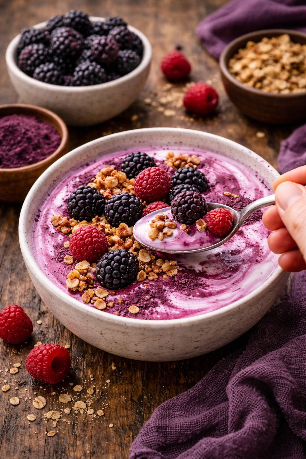 AKNA Organic Blackberry Fruit Powder 227g