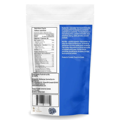 AKNA Organic Blueberry Powder - 227g - Canadian Blueberries AKNA Foods