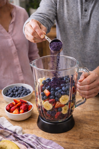 AKNA Organic Blueberry Powder - 227g - Canadian Blueberries - Antioxidant Rich, Vegan & Gluten-Free - Resealable Pouch