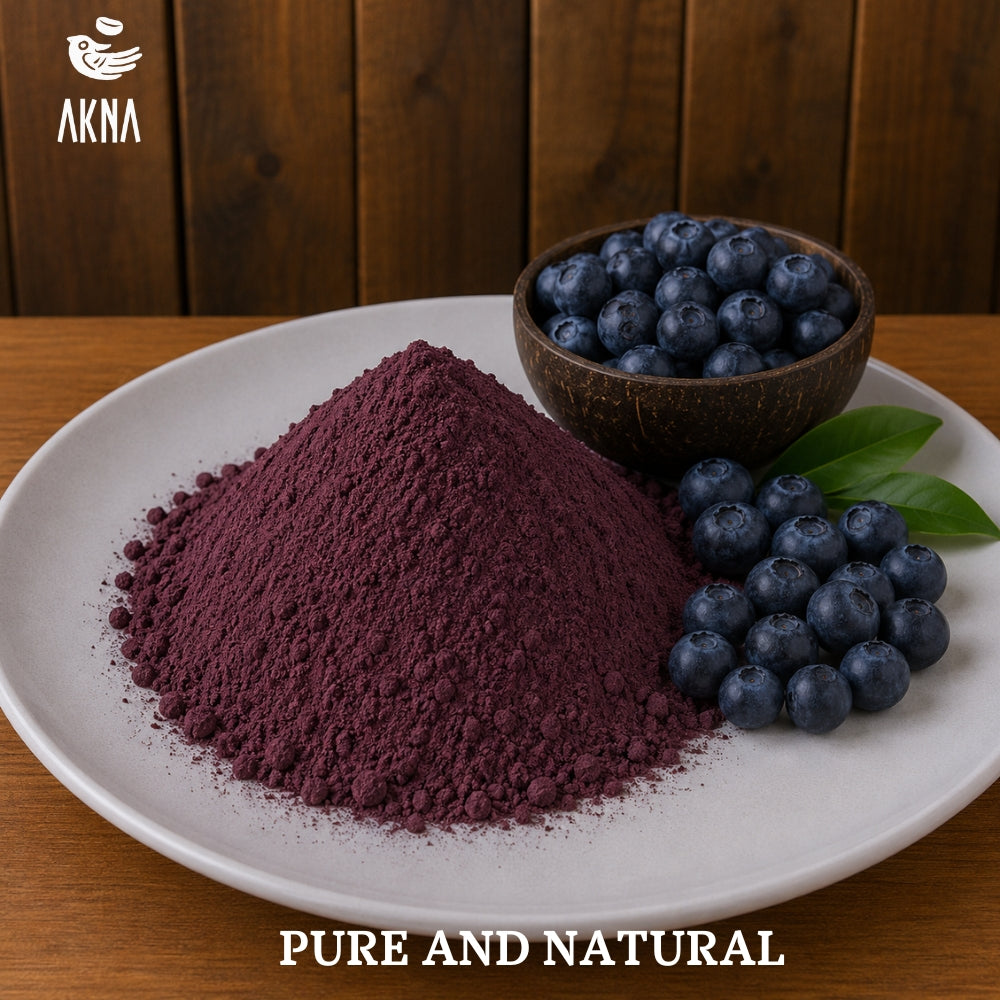 AKNA Organic Blueberry Powder - 227g - Canadian Blueberries AKNA Foods