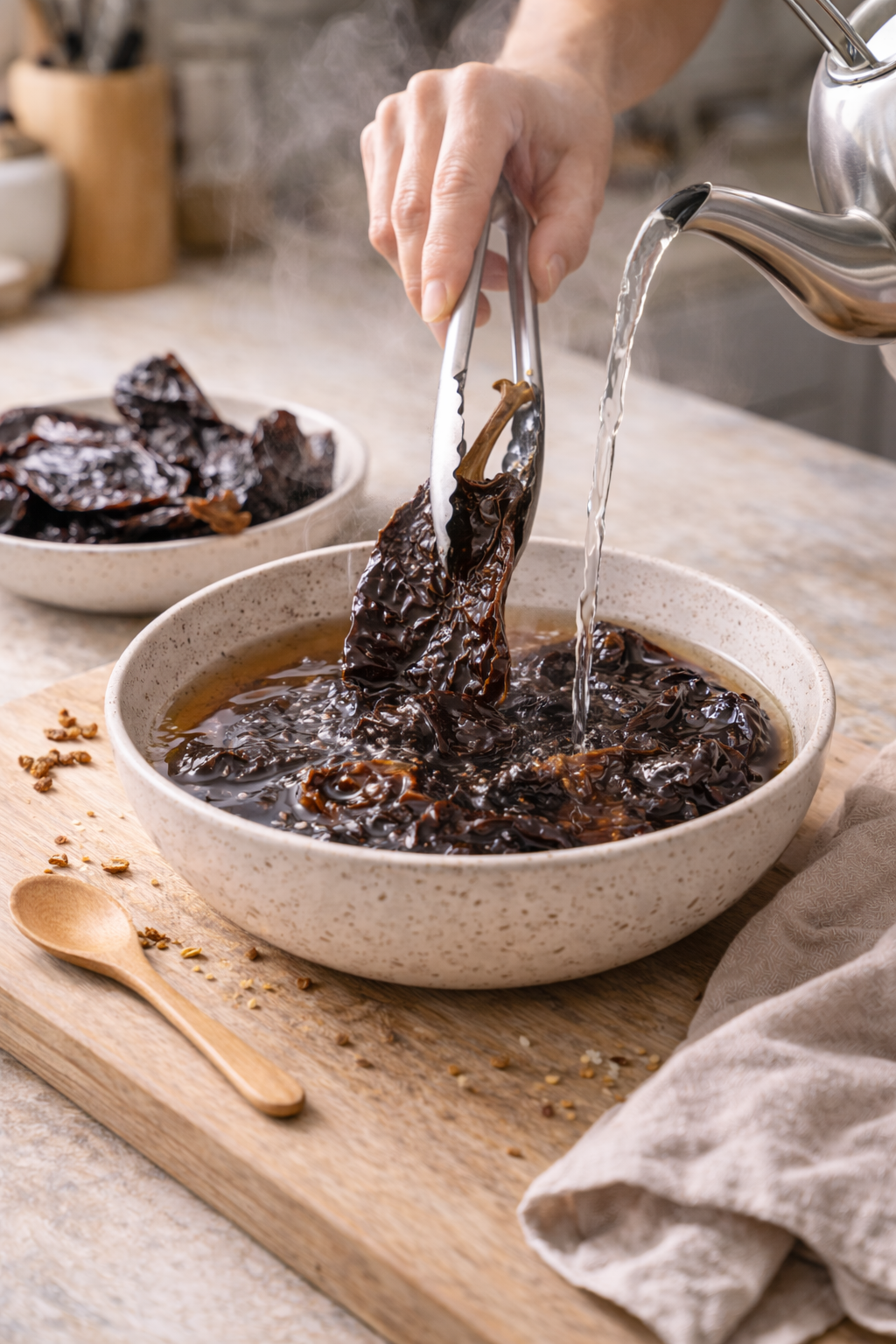 AKNA Whole Chipotle Mulato Chili Peppers, 170g -6oz