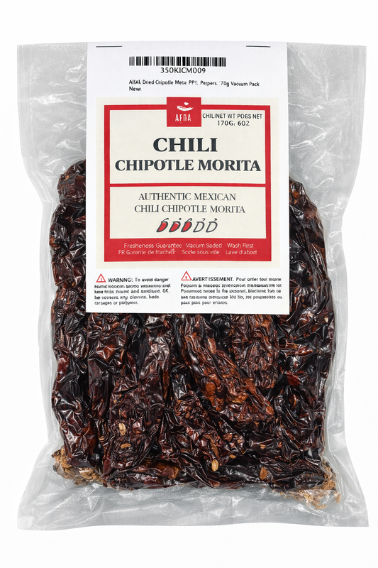 AKNA Dried Morita Chili Peppers 6 oz / 170g