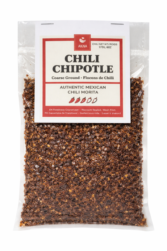 AKNA Authentic Mexican Chipotle Coarse Ground, 2 x 170g Packs