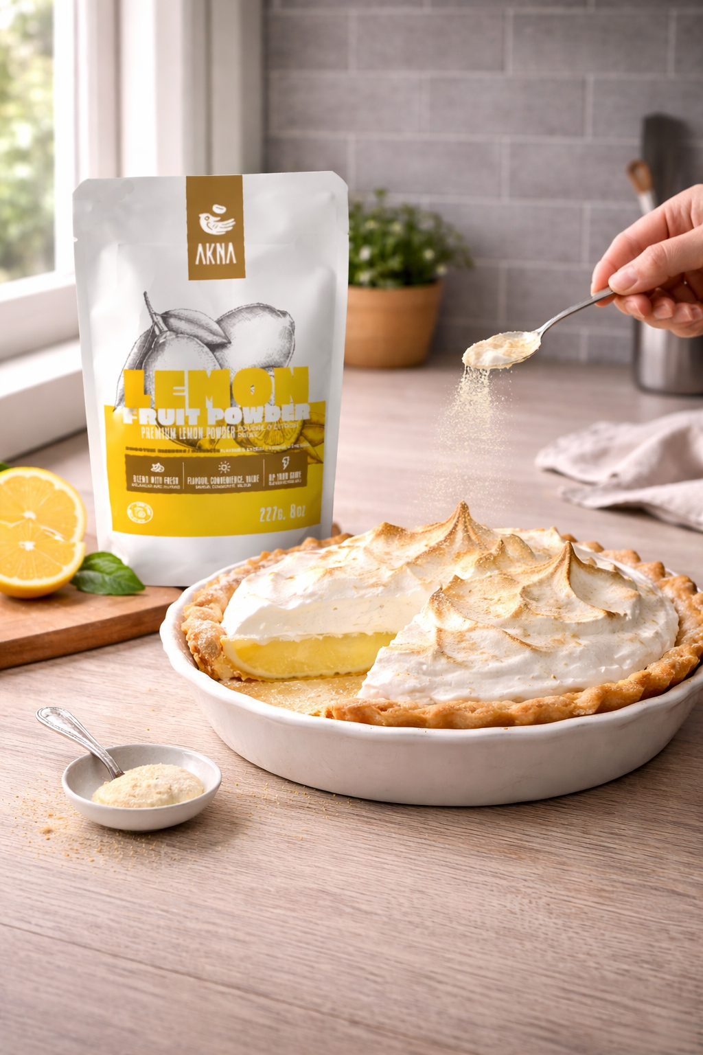 AKNA Premium Lemon Fruit Powder, 227g -8oz