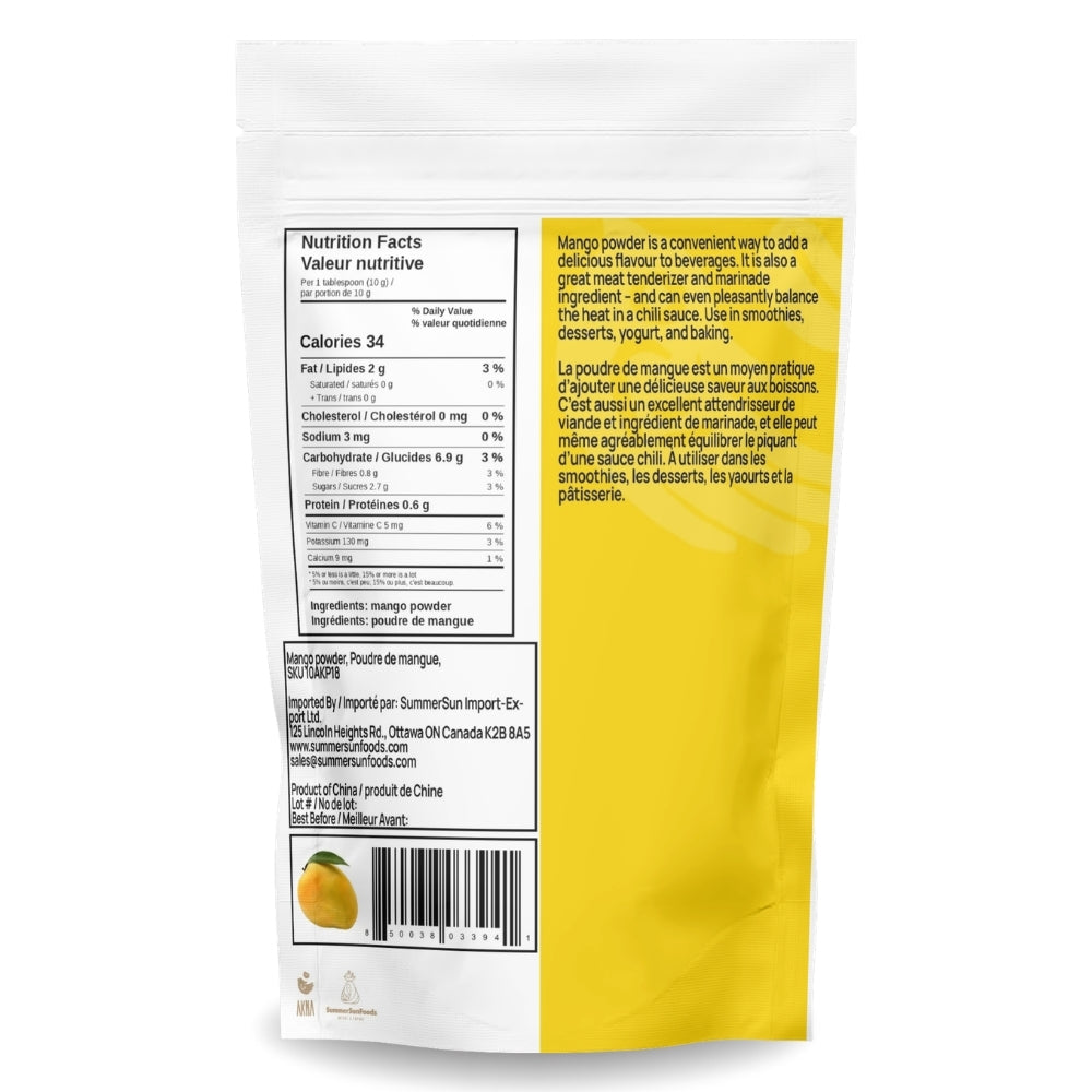Organic Mango Powder, 8 oz, 227gr
