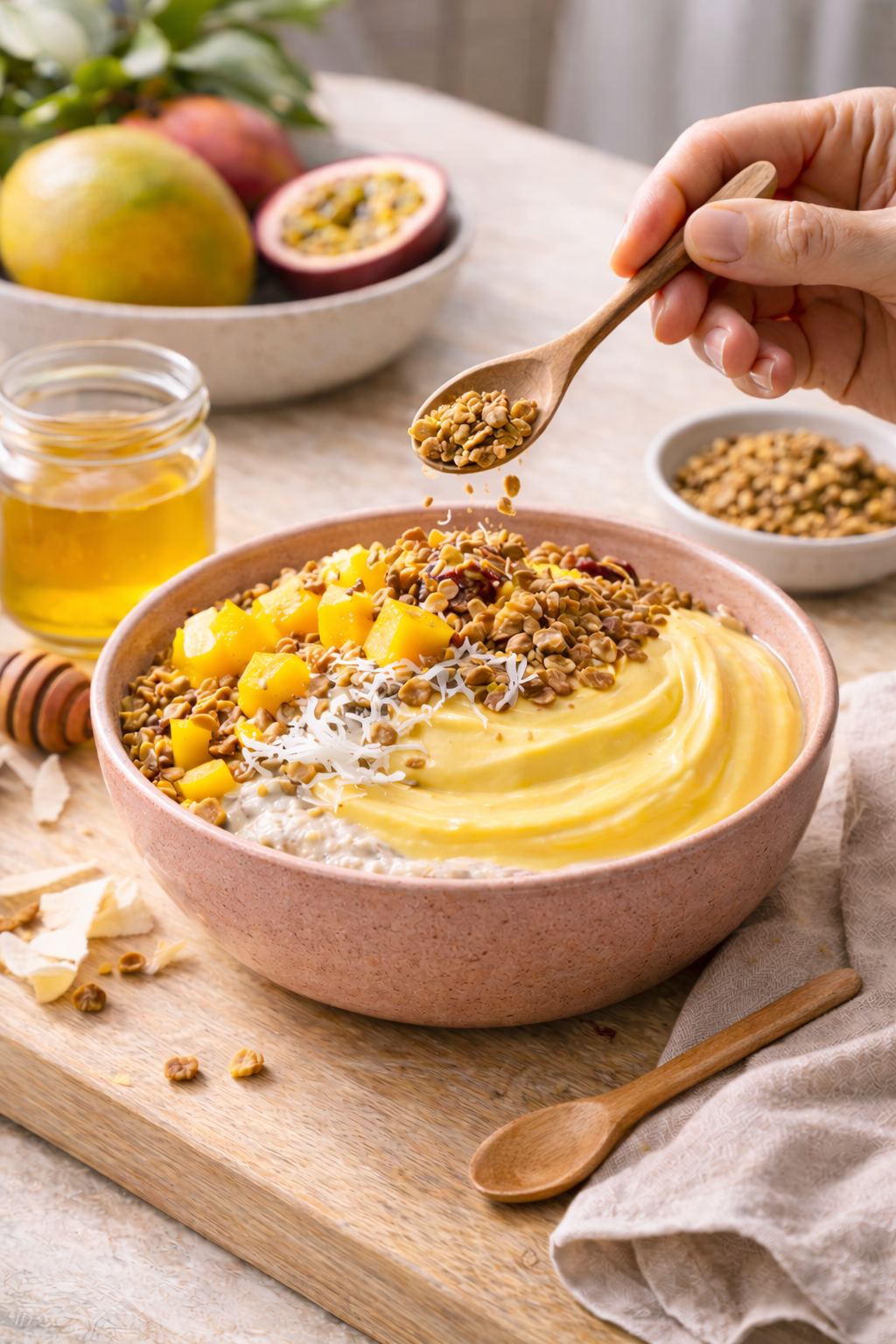 AKNA Organic Passion Fruit Powder, 227g - 8oz