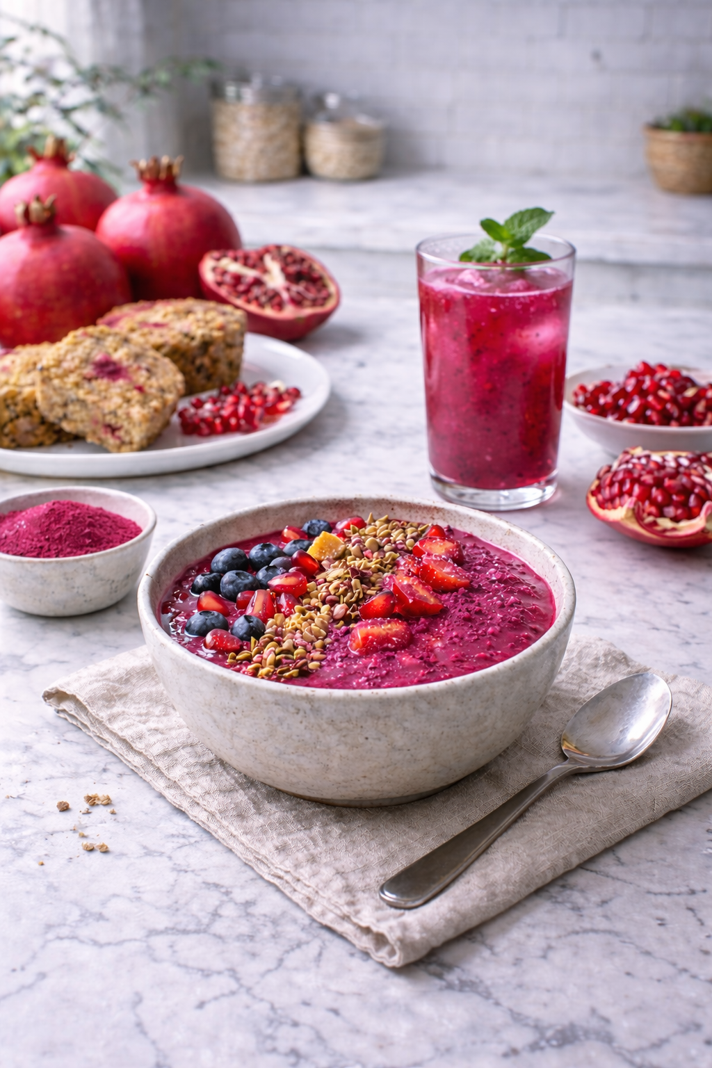 AKNA Organic Pomegranate Powder 227g, 8oz