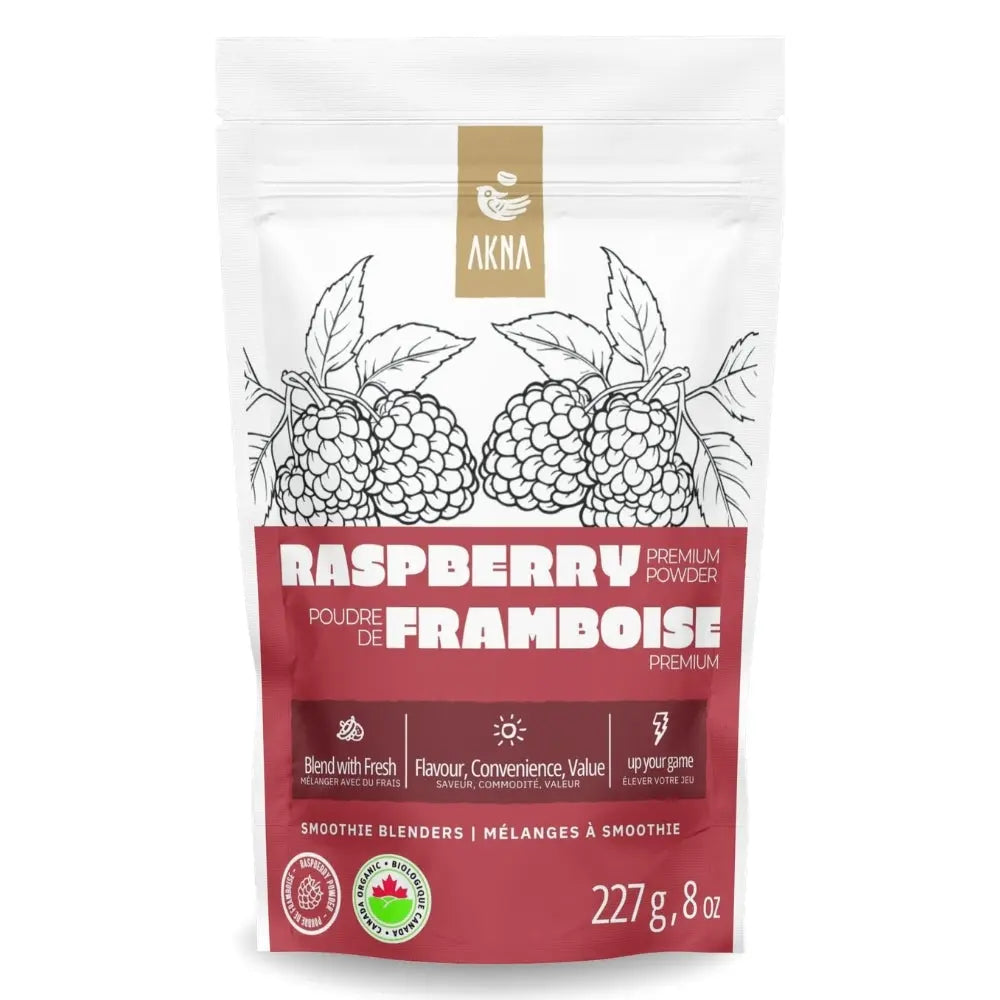 AKNA Organic Raspberry Fruit Powder, 227g, 8oz AKNA Foods