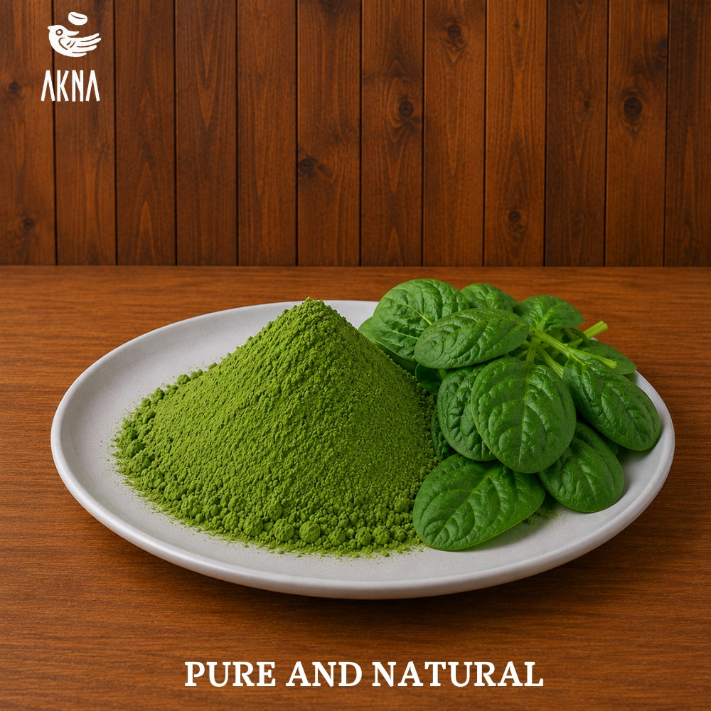 AKNA Organic Spinach Powder, 227g 8oz AKNA Foods