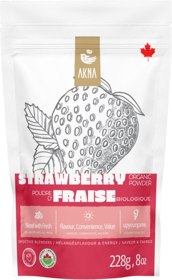 AKNA Organic Strawberry Fruit Powder, 227g