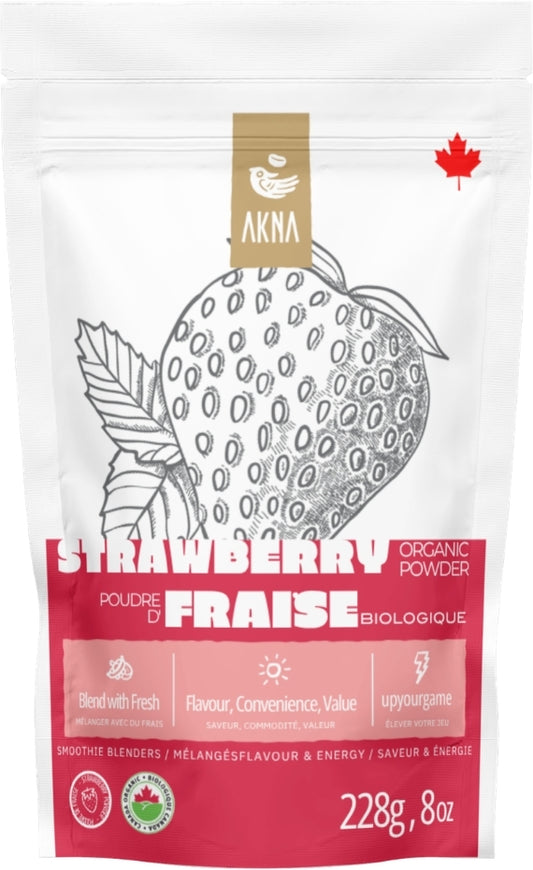 AKNA Organic Strawberry Fruit Powder, 227g