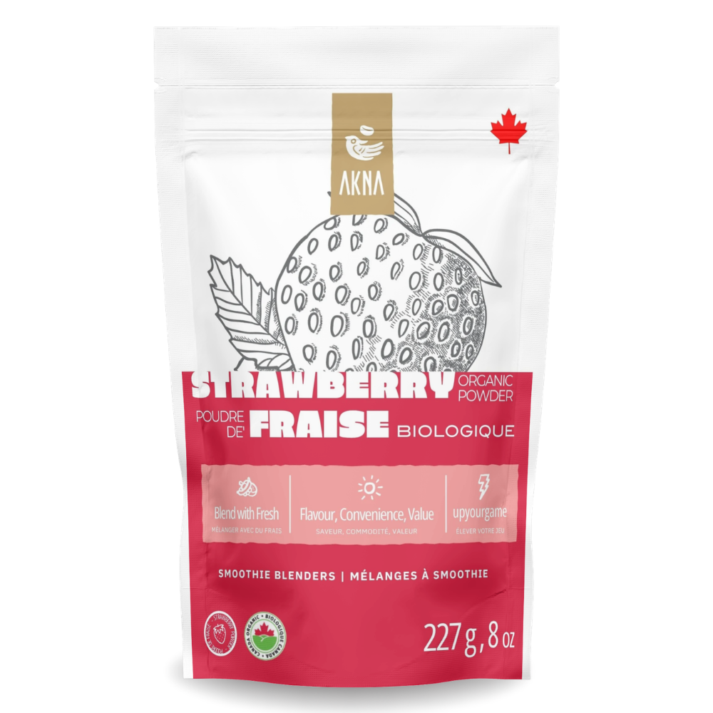 AKNA Organic Strawberry Fruit Powder, 227g AKNA Foods