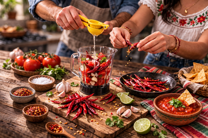 AKNA Authentic Dried Arbol Chili Peppers , 170g -6oz