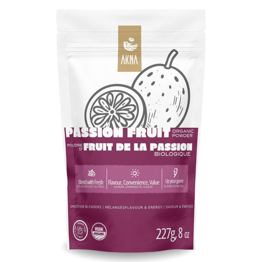 AKNA Organic Passion Fruit Powder, 227g - 8oz